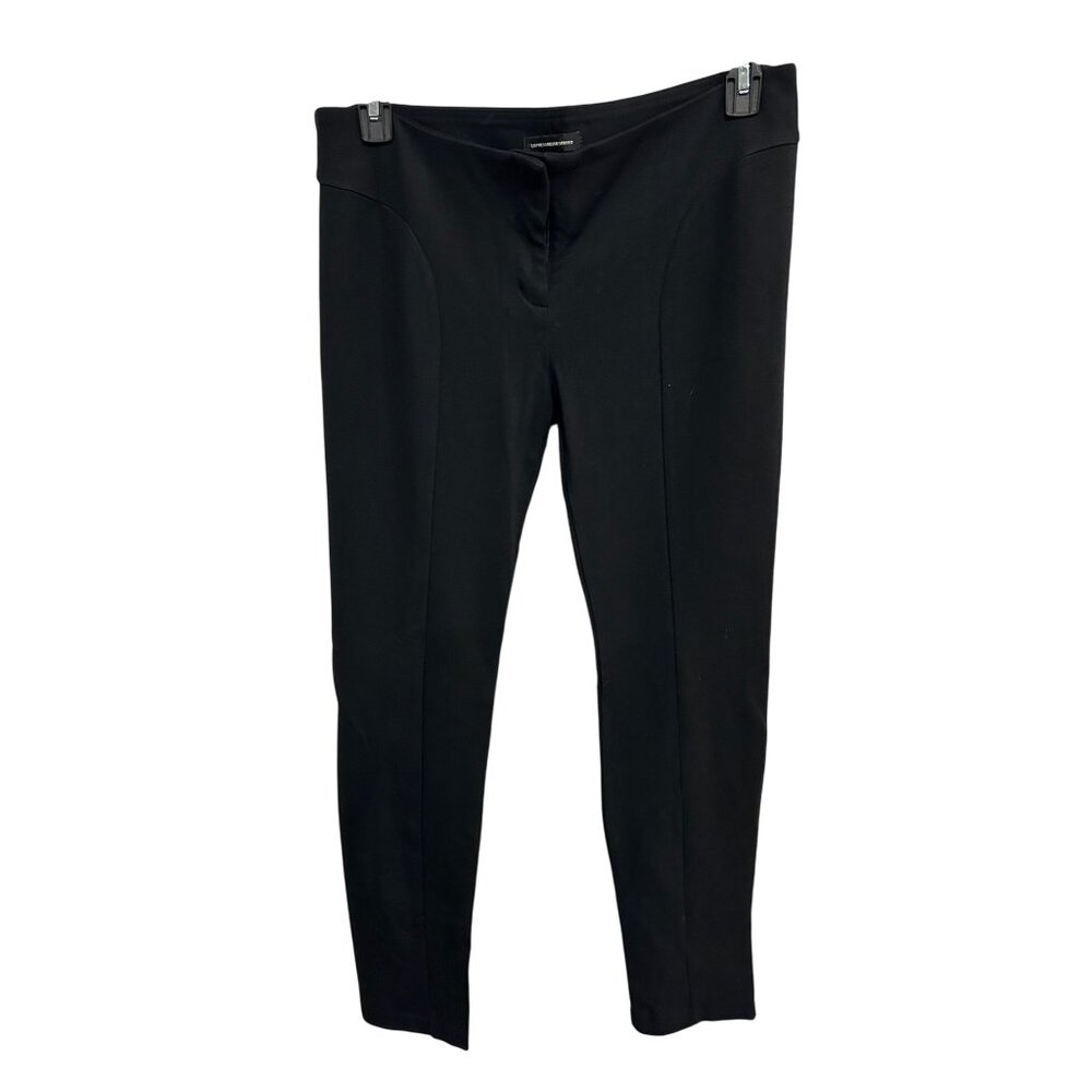 Express Design Studio Womens Black Rayon Blend Slim Fit Pants Size 12 Workwear